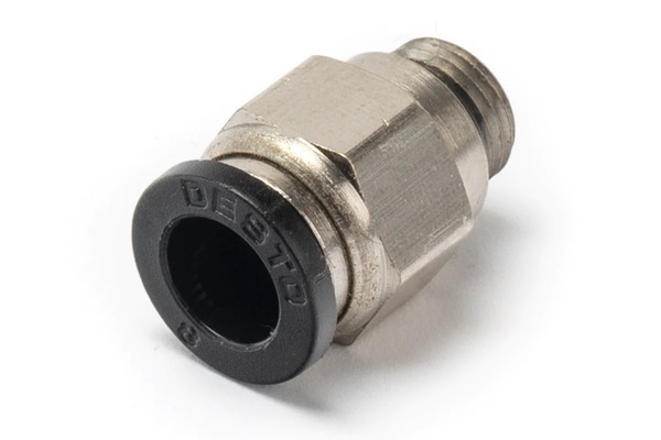 Straight Adapter 8mm Tube 1/8 BSPP